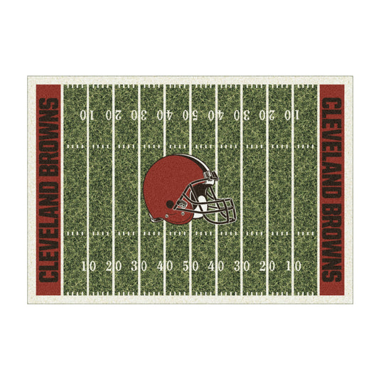 Cleveland Browns home field style area rug