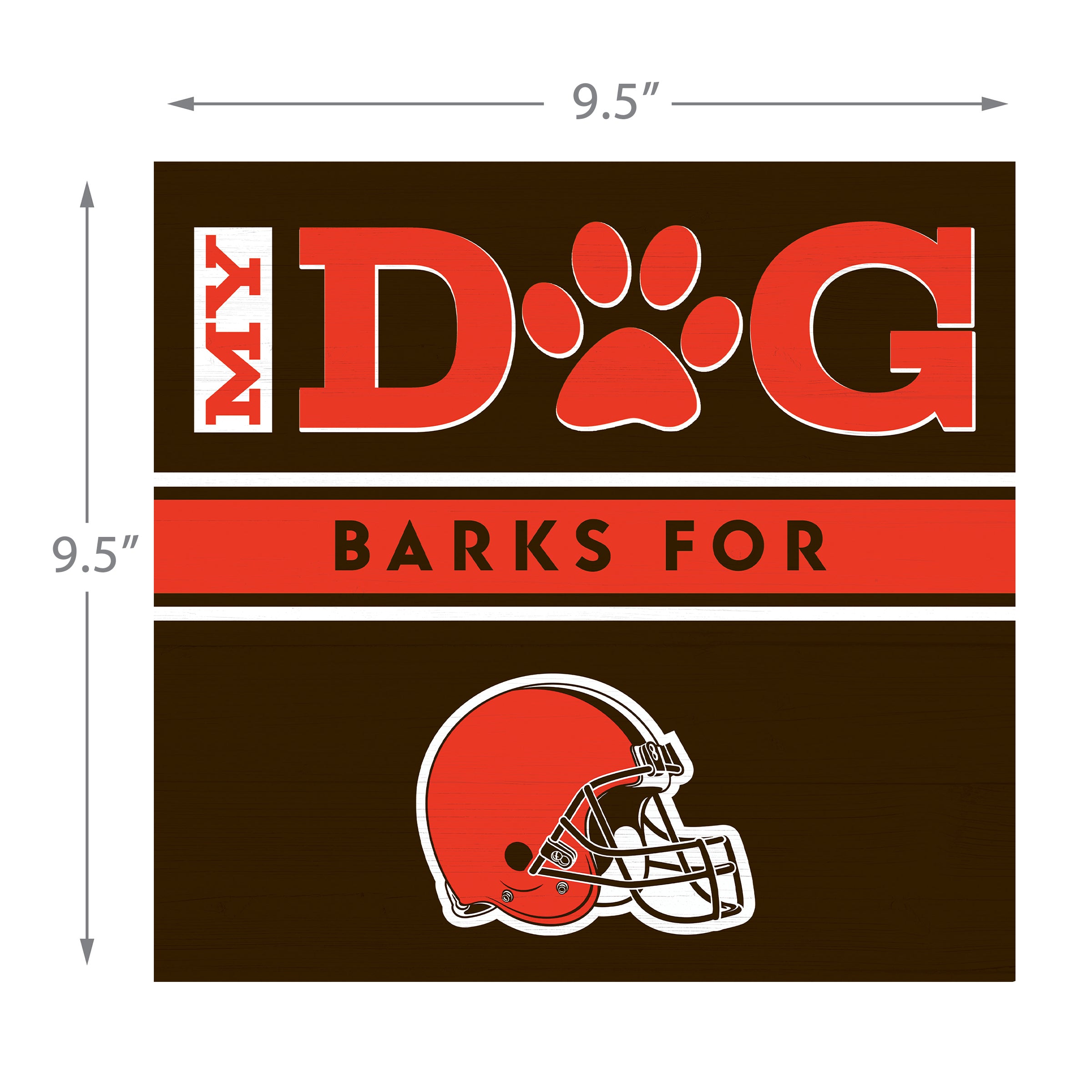 NFL Cleveland Browns Wall Art Sign