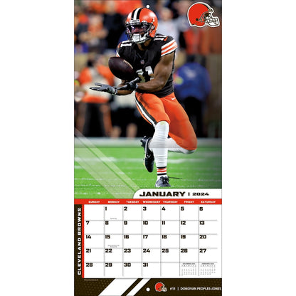 Cleveland Browns Team Photos Wall Calendar Inside