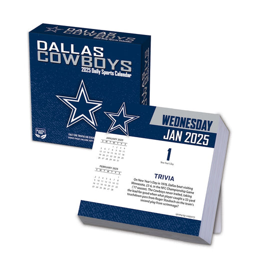 Dallas Cowboys 2025 Fact-A-Day Box Desk Calendar