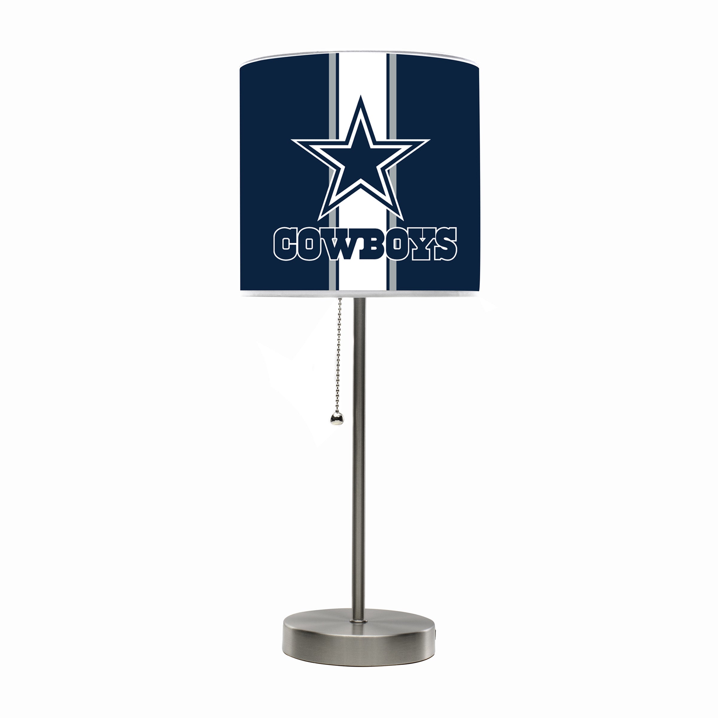 NFL Dallas Cowboys Chrome Desk Lamp - Thumbnail 2