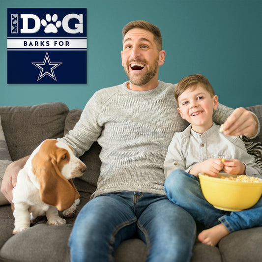 Dallas Cowboys my dog art sign