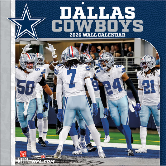 Dallas Cowboys Team Photos Wall Calendar