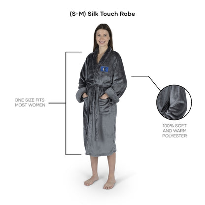 Dallas Mavericks silk touch charcoal women bathrobe