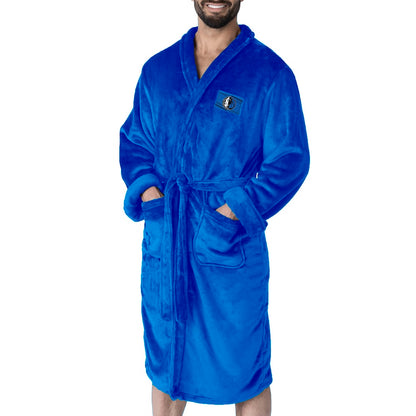 Dallas Mavericks silk touch secondary team color bathrobe