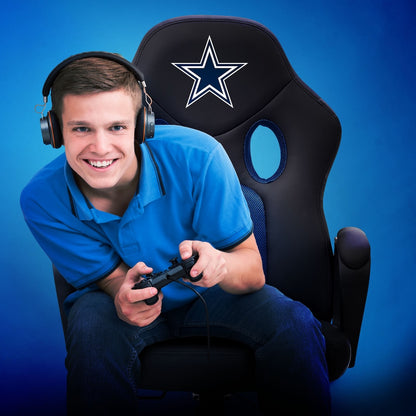 Dallas Cowboys Office Gamer Chair Lifestyle