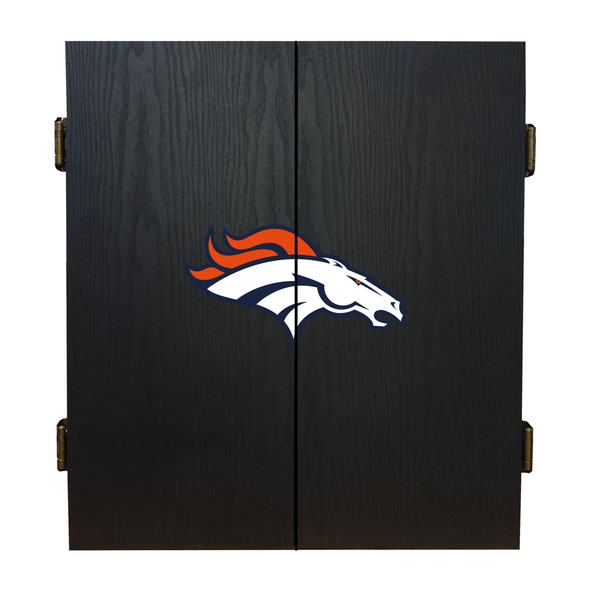 Denver Broncos Dart Board Cabinet