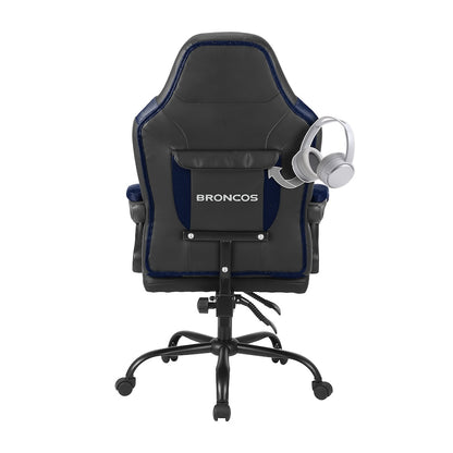 Denver Broncos Office Gamer Chair Back