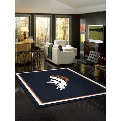 Denver Broncos spirit style area rug life