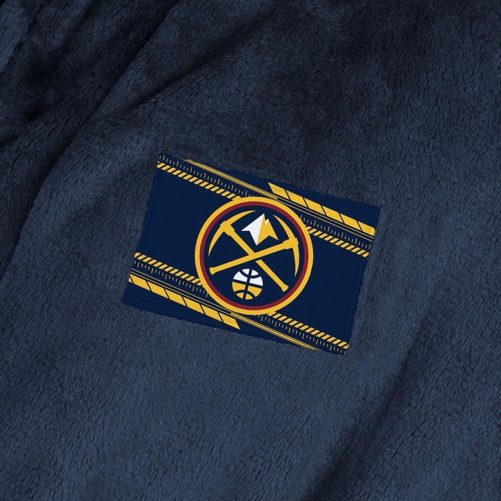 Denver Nuggets team color bathrobe patch