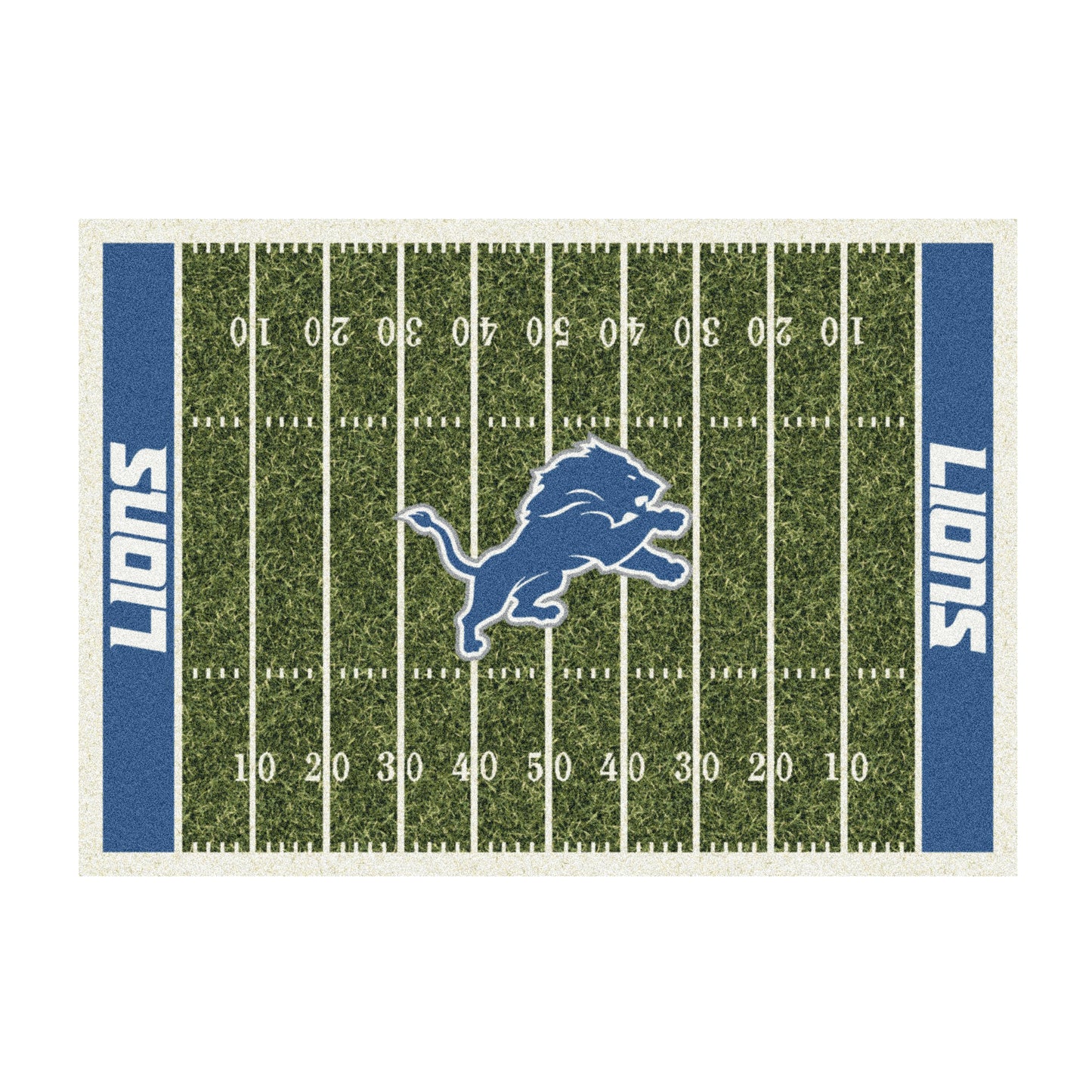 Detroit Lions home field style area rug