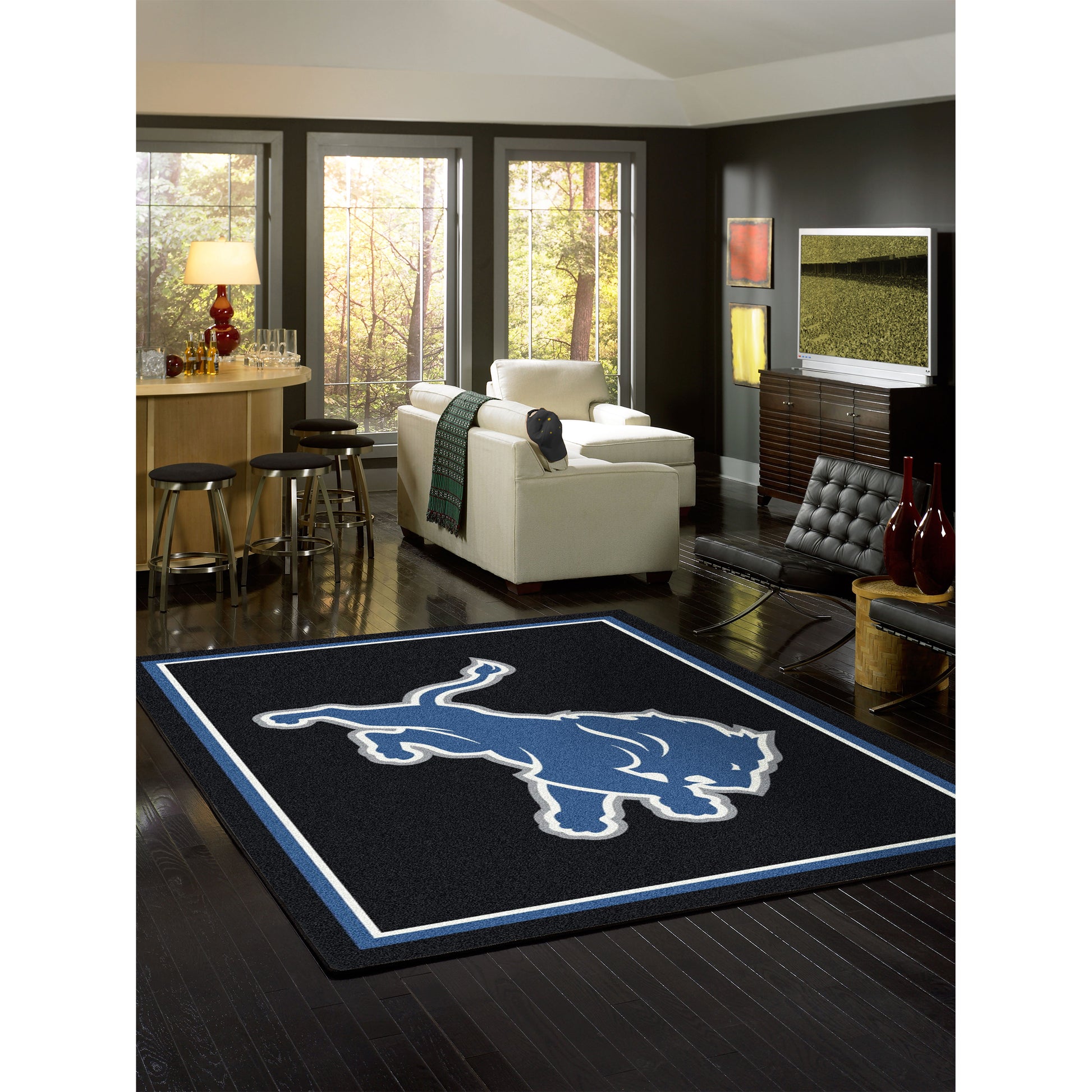 Detroit Lions spirit style area rug life