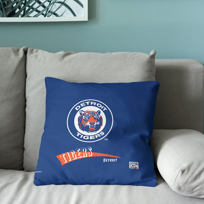 Detroit Tigers old school logo pillow