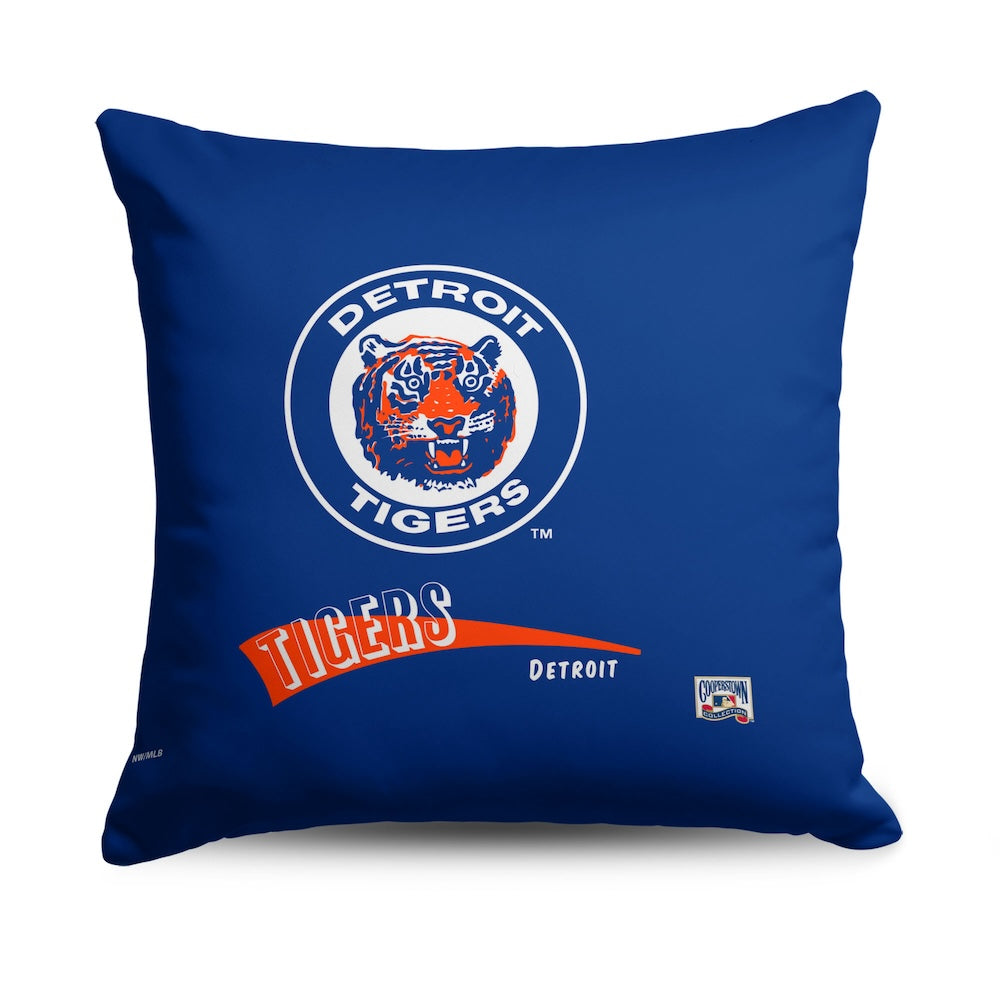 Detroit Tigers CC Throwback pillow