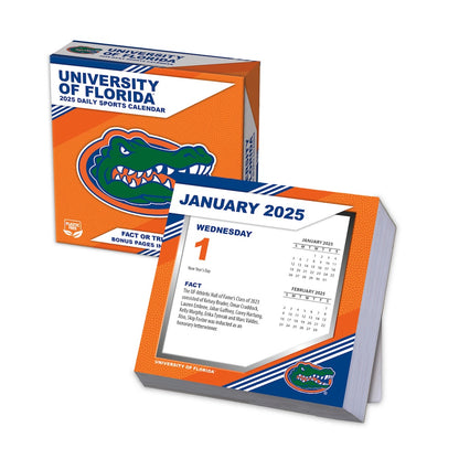 Florida Gators 2025 Fact-A-Day Box Desk Calendar