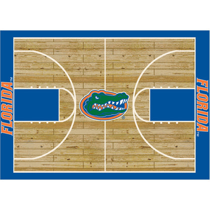 Florida Gators courtside style area rug