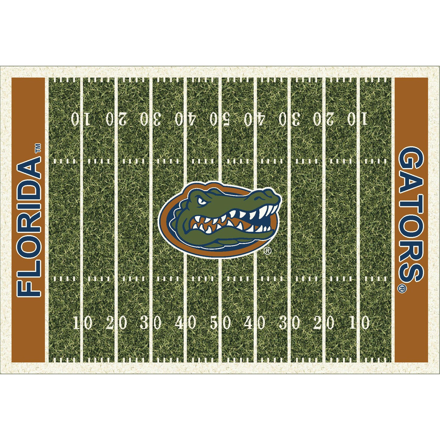 Florida Gators home field style area rug