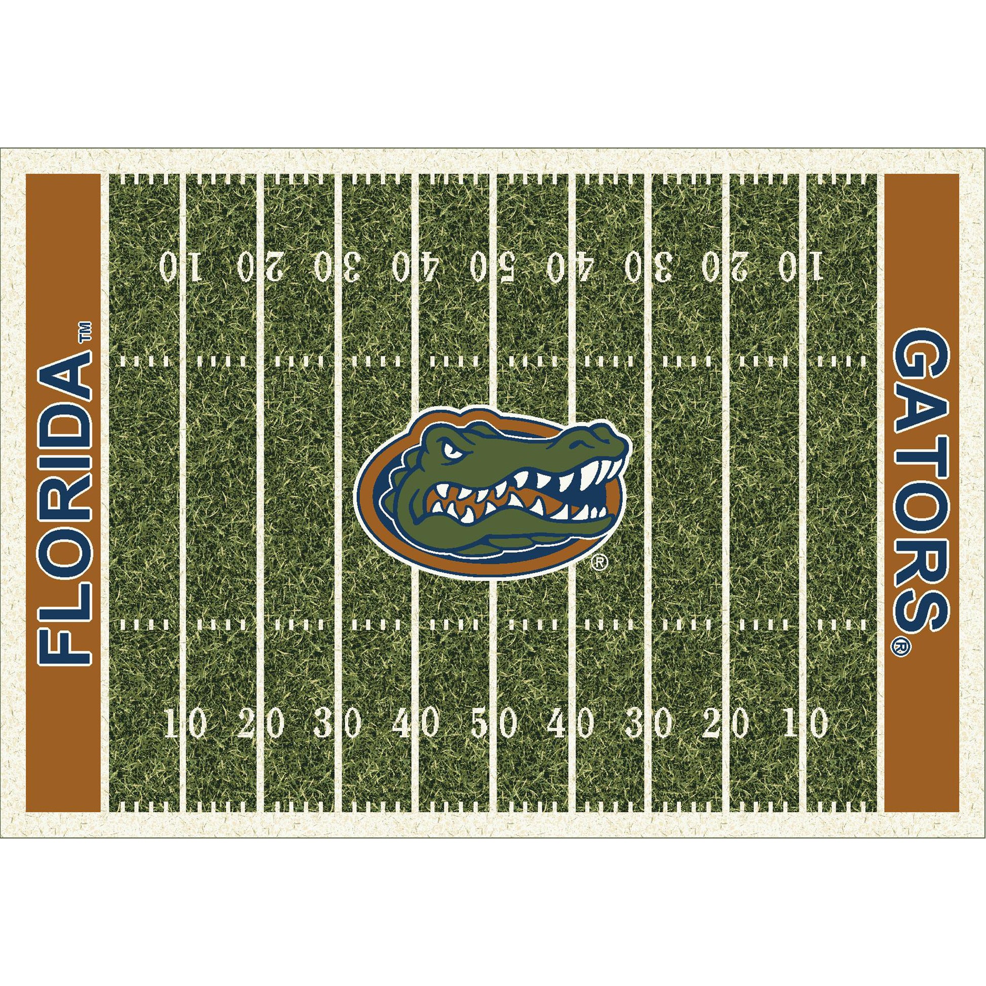 Florida Gators home field style area rug