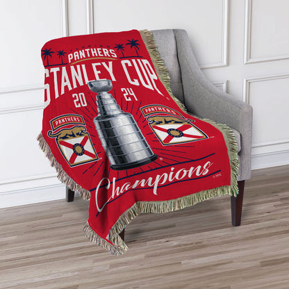 Florida Panthers NHL Stanley Cup Champions tapestry lifestyle