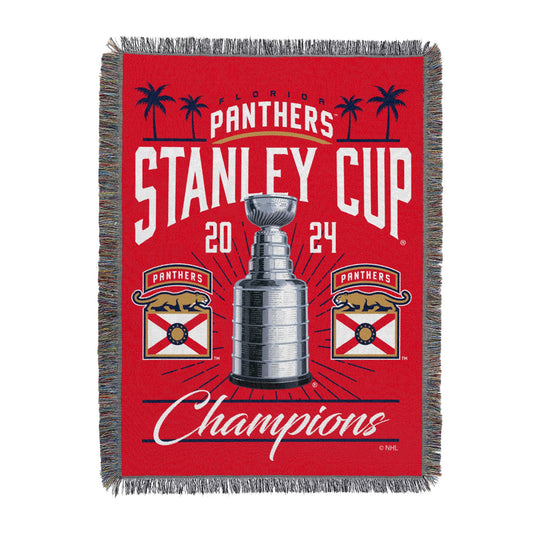 Florida Panthers NHL Stanley Cup Champions tapestry