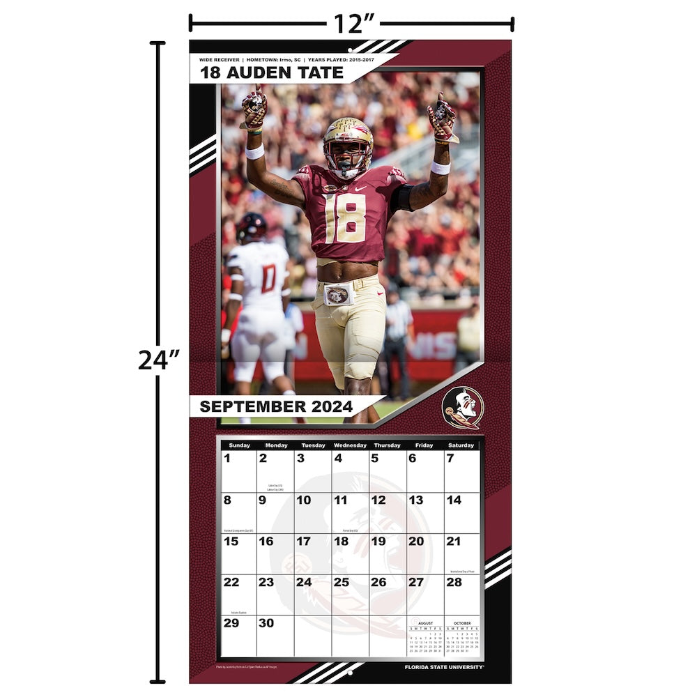 Florida State Seminoles Team Photos Wall Calendar Inside