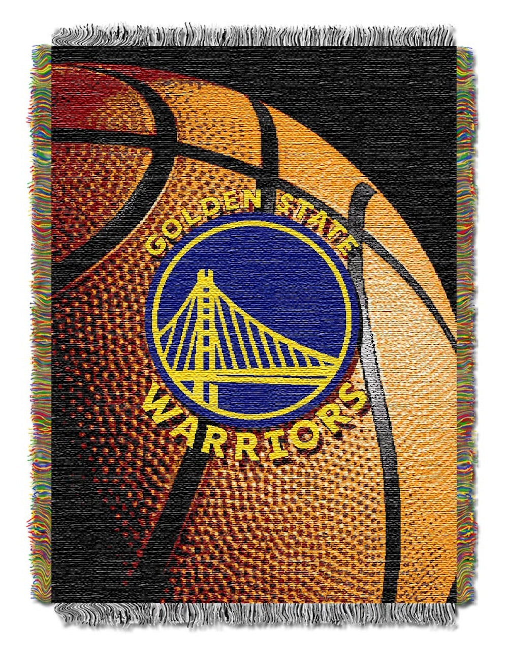 Golden State Warriors woven photo tapestry