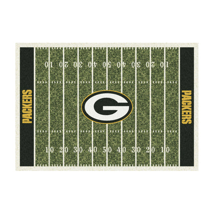 Green Bay Packers home field style area rug