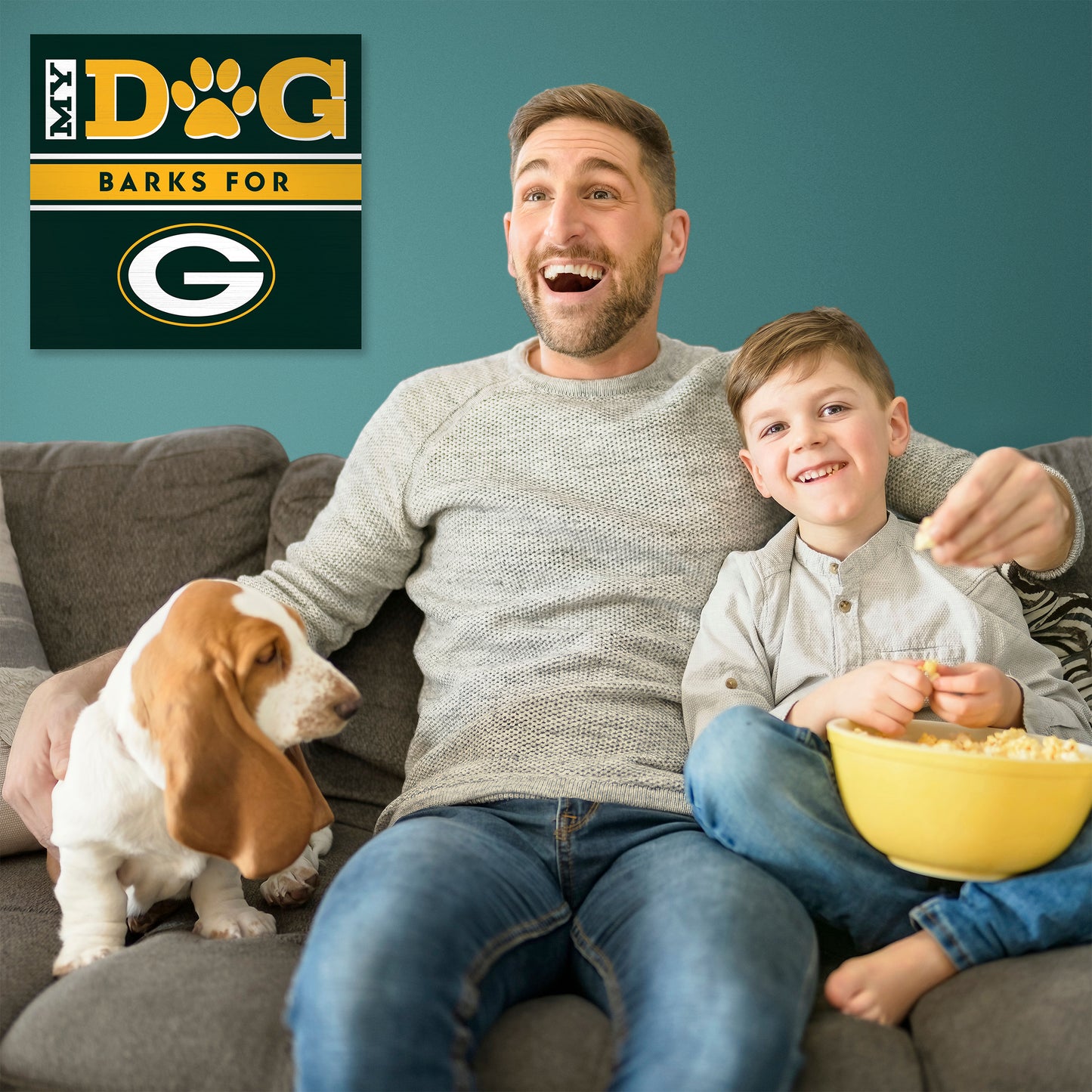 Green Bay Packers my dog art sign