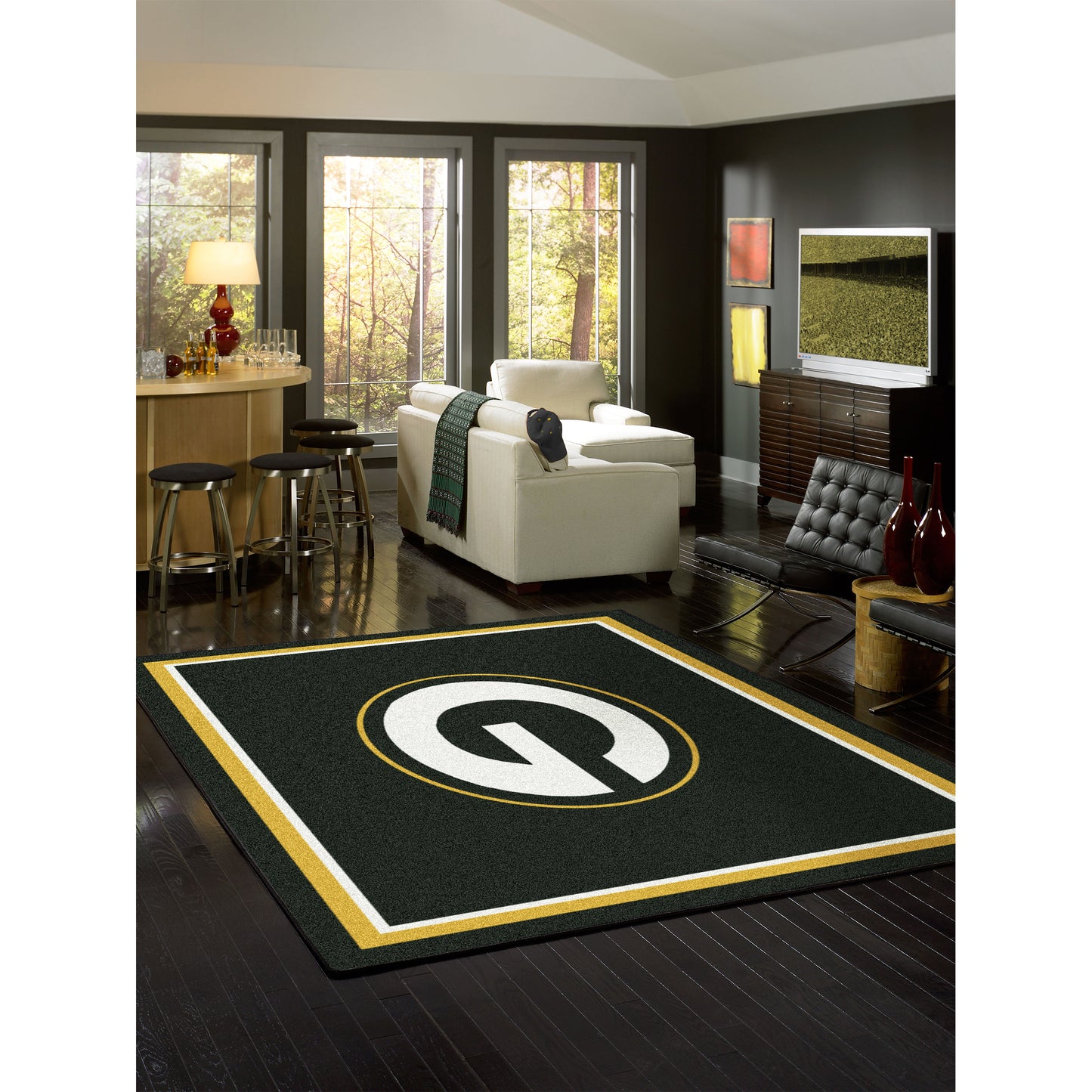 Green Bay Packers spirit style area rug life