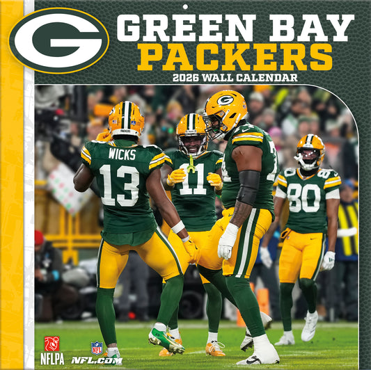 Green Bay Packers Team Photos Wall Calendar