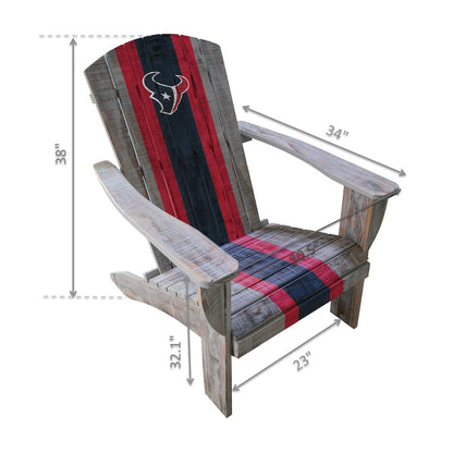 Houston Texans Adirondack Chair Dimensions