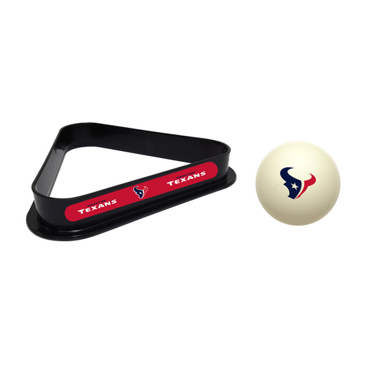 Houston Texans cue ball and triangle