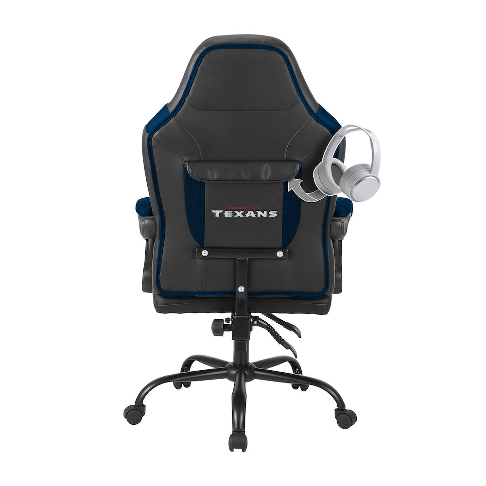 Houston Texans Office Gamer Chair Back