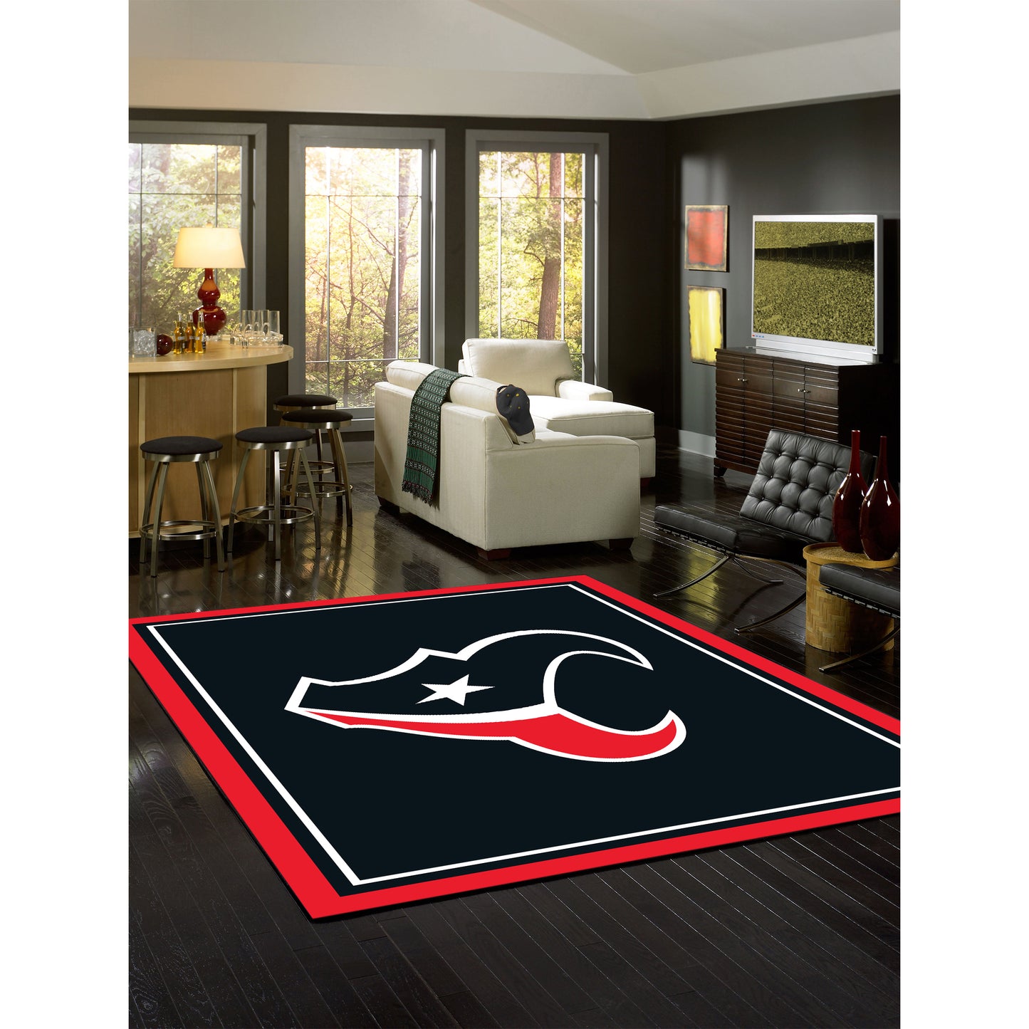 Houston Texans spirit style area rug life