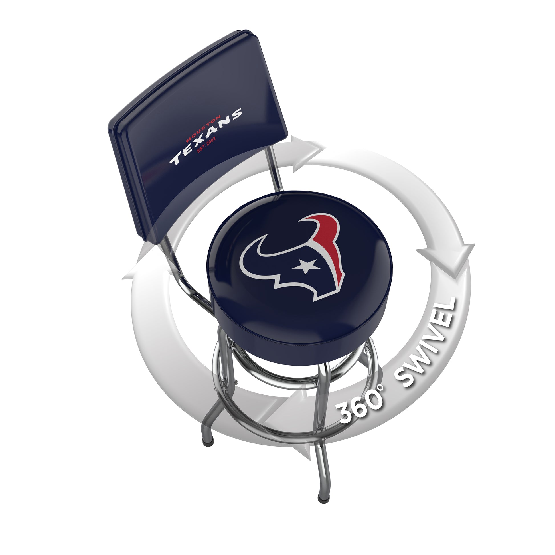 Houston Texans Swivel Barstool