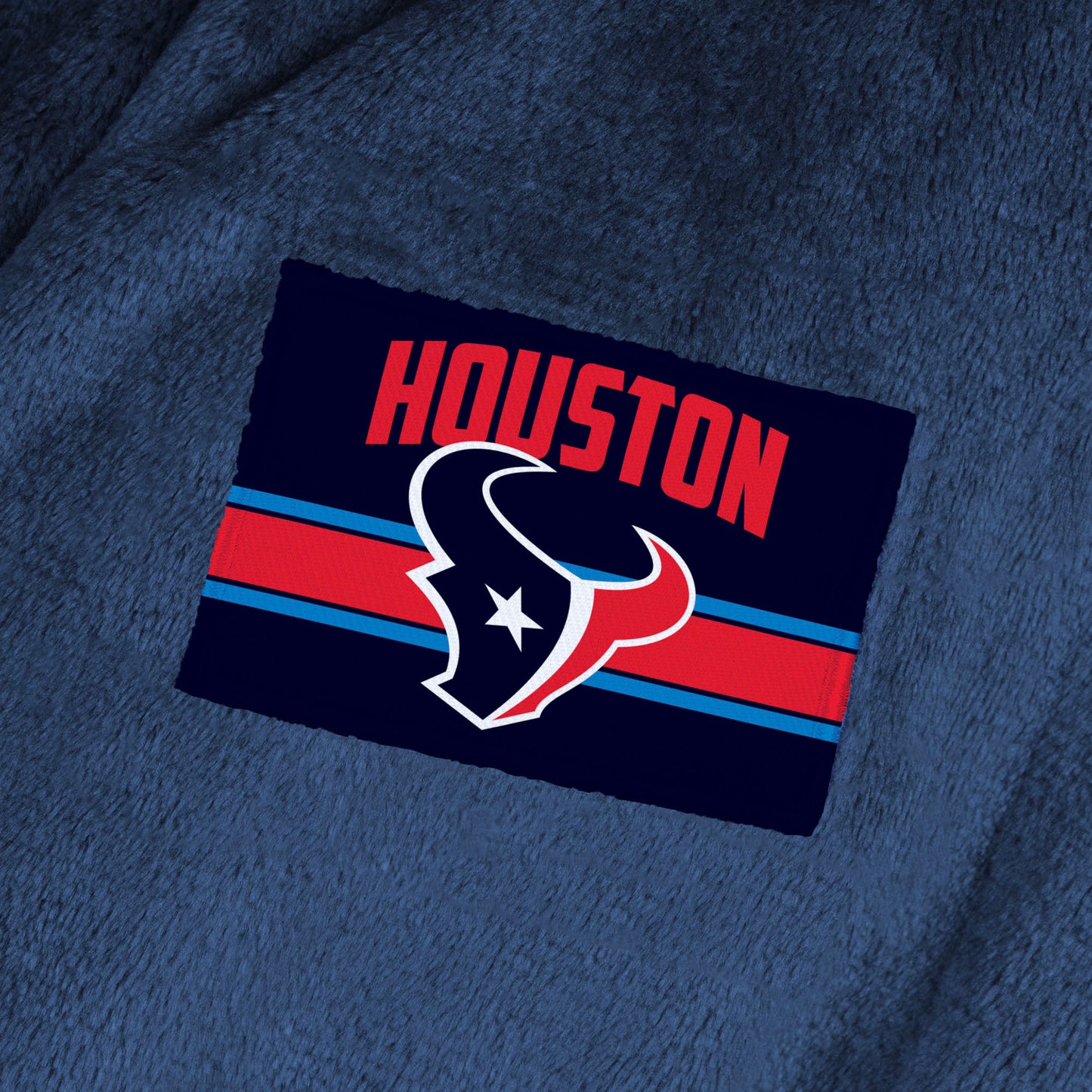 Houston Texans team color bathrobe patch