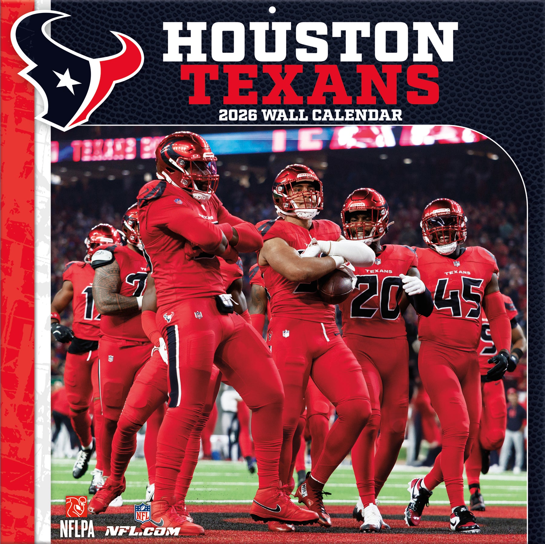 Houston Texans Team Photos Wall Calendar