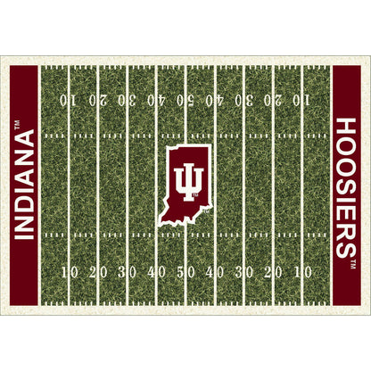 Indiana Hoosiers home field style area rug