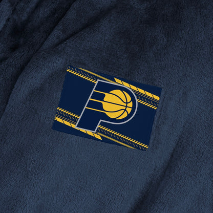 Indiana Pacers team color bathrobe patch