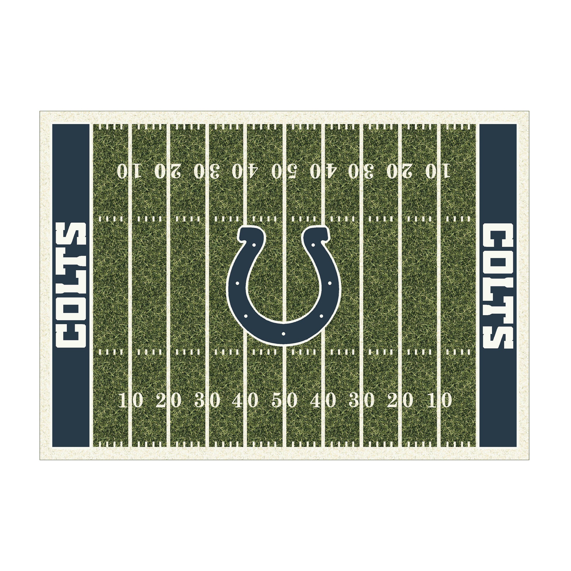 Indianapolis Colts home field style area rug