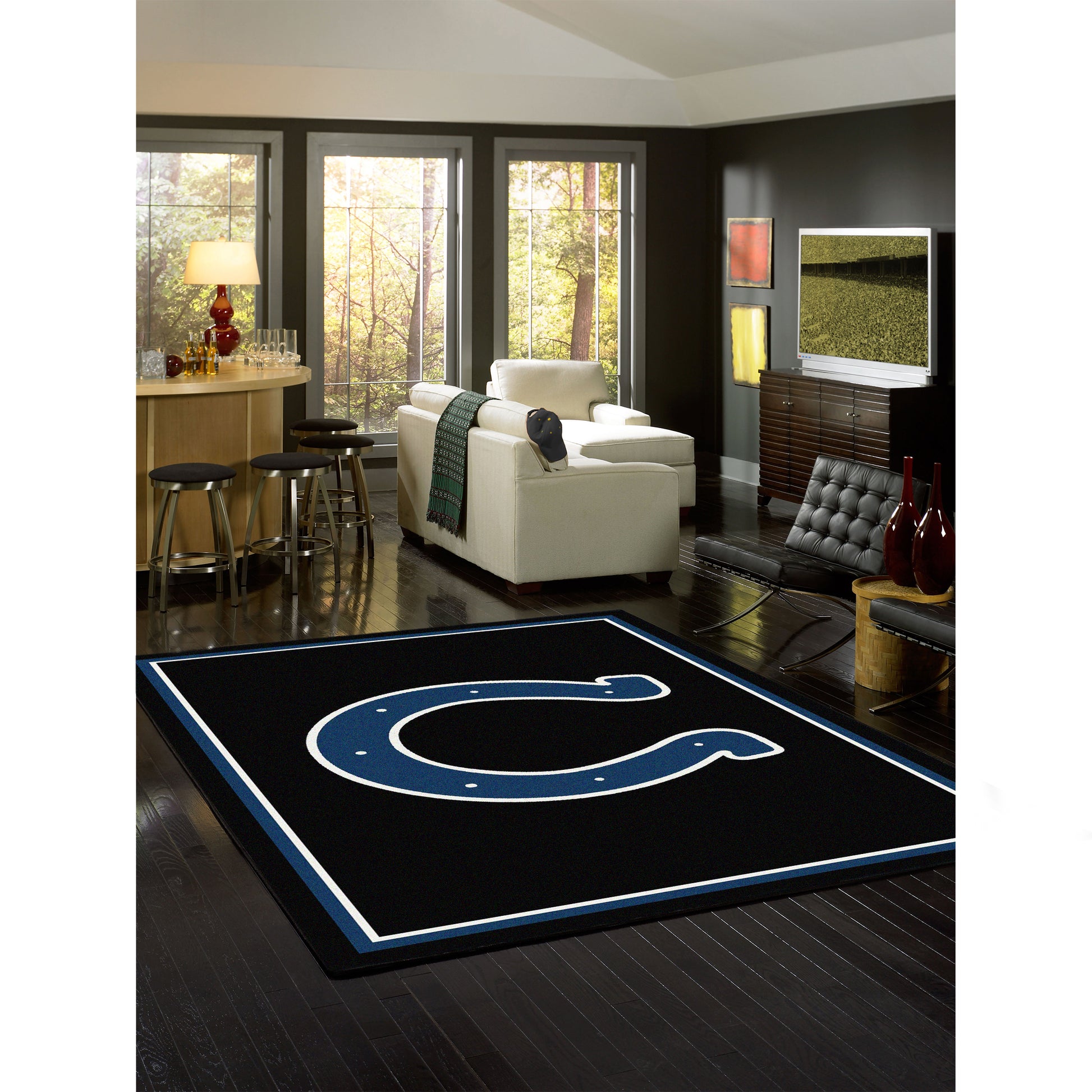 Buy NFL Indianapolis Colts Team Logo Area Rug SPIRIT DESIGN ...