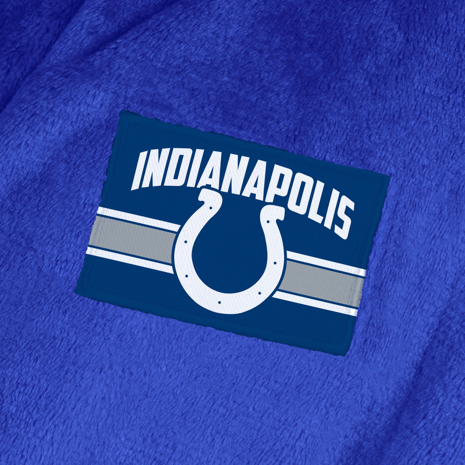 Indianapolis Colts team color bathrobe patch