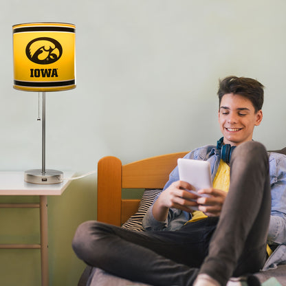 Iowa Hawkeyes reading lamp