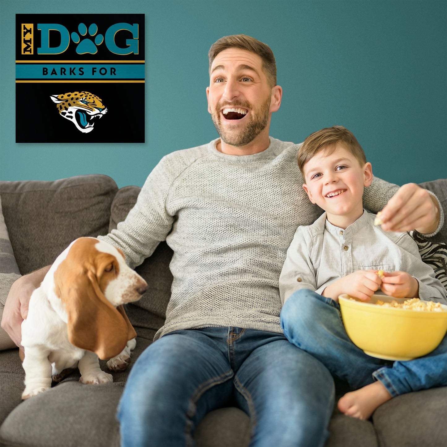 Jacksonville Jaguars my dog art sign
