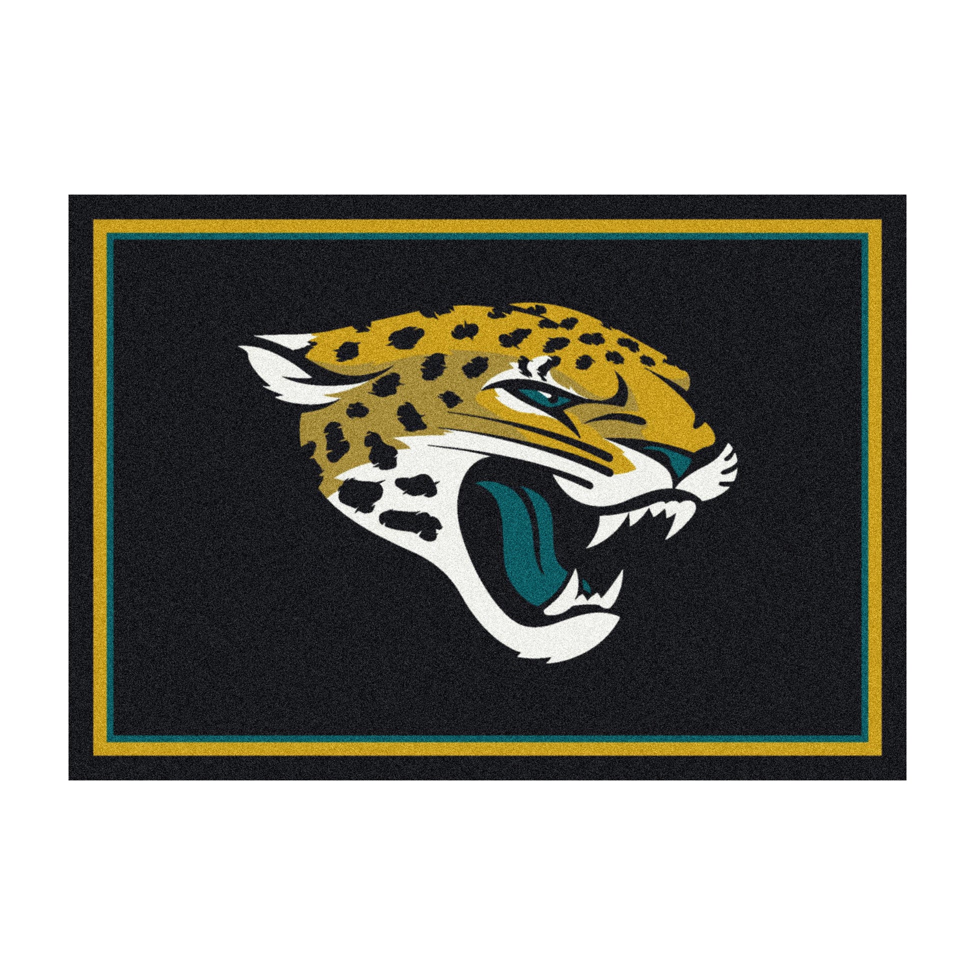 Jacksonville Jaguars distressed style area rug