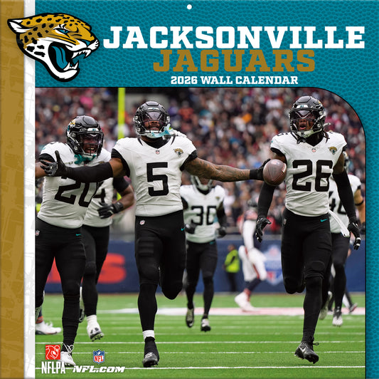 Jacksonville Jaguars Team Photos Wall Calendar