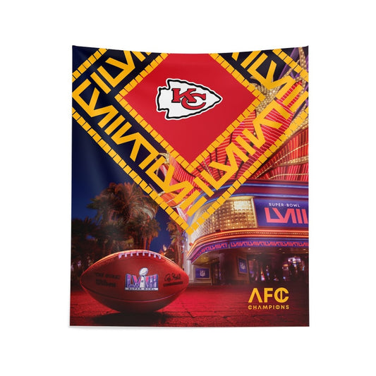 Kansas City Chiefs 34 x 40 Super Bowl Wall Hanging