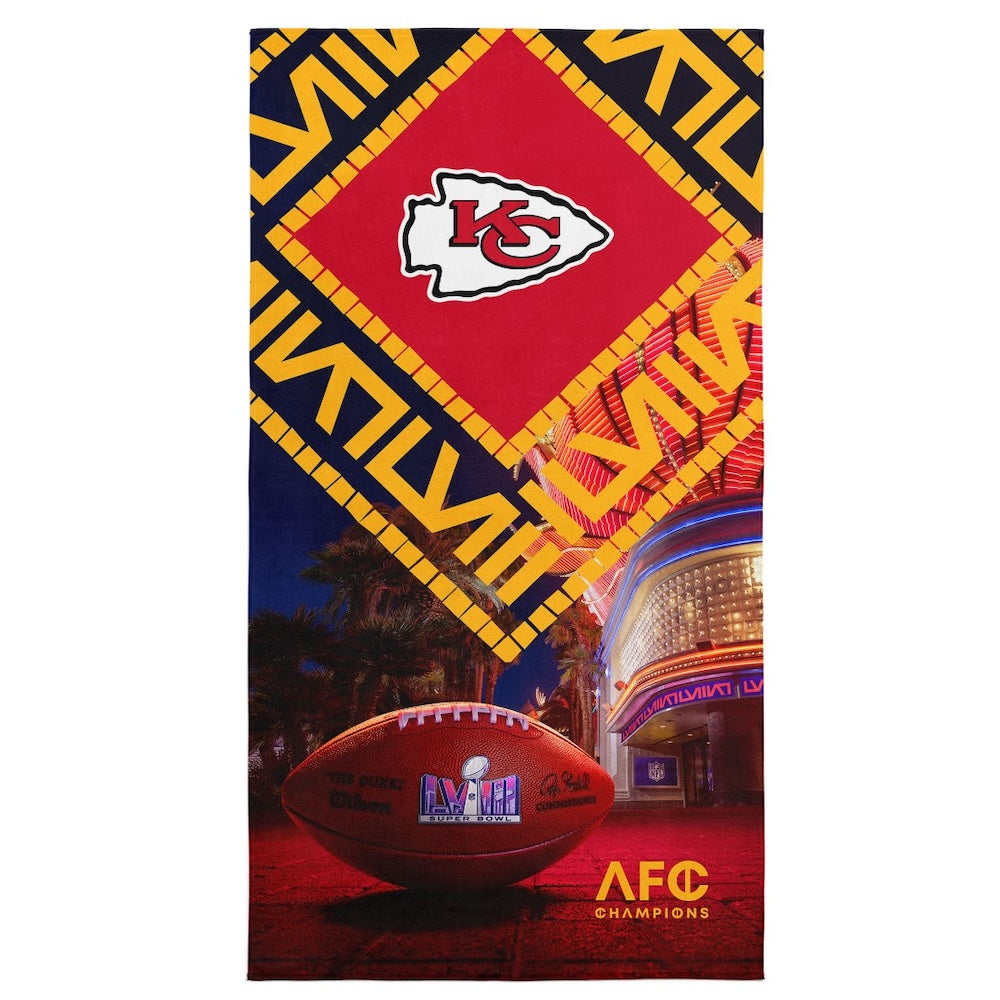 Kansas City Chiefs Super Bowl 58 Participant Beach Towel