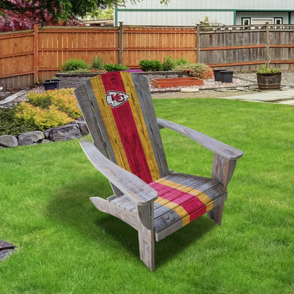 Kansas City Chiefs Outdoor Painted Adirondack Chair