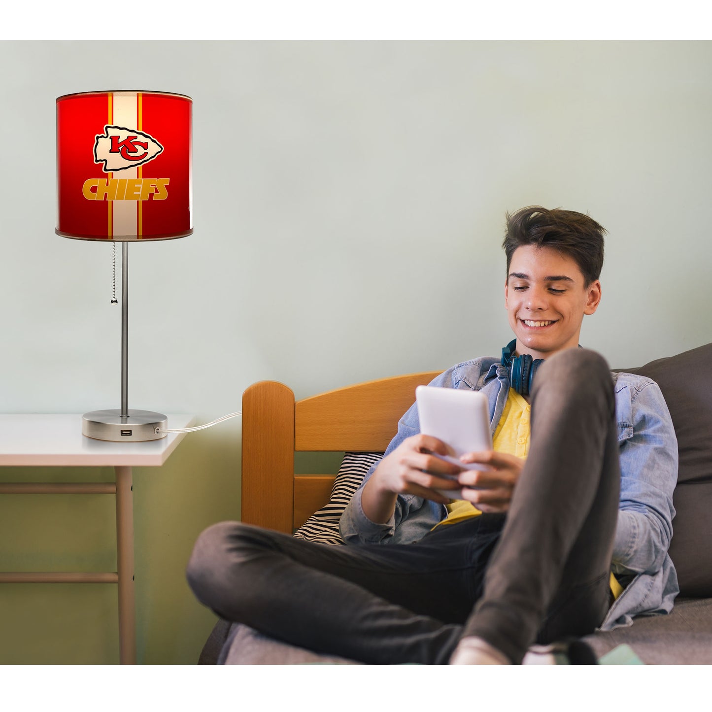 Kansas City Chiefs reading lamp